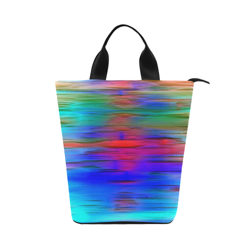 noisy gradient 1 by JamColors Nylon Lunch Tote Bag (Model 1670)