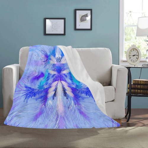 plumes2 Ultra-Soft Micro Fleece Blanket 50"x60"