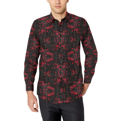 Scary by Artdream Men's All Over Print Casual Dress Shirt (Model T61)