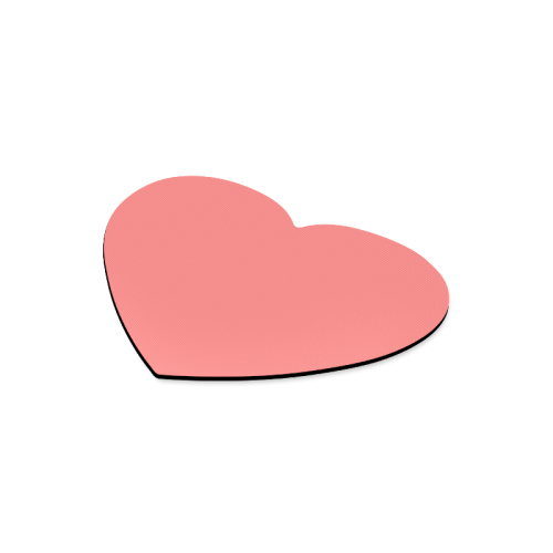 color light red Heart-shaped Mousepad