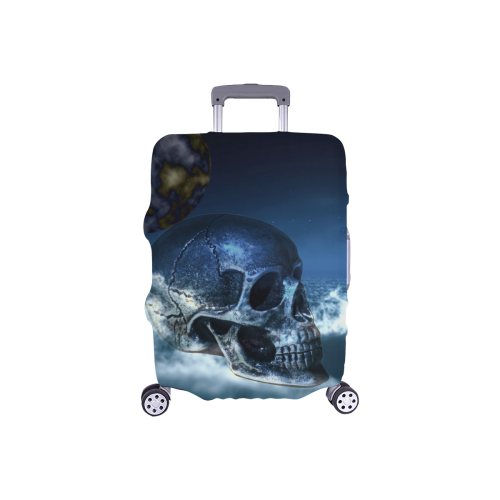 Skull and Moon Luggage Cover/Small 18"-21"