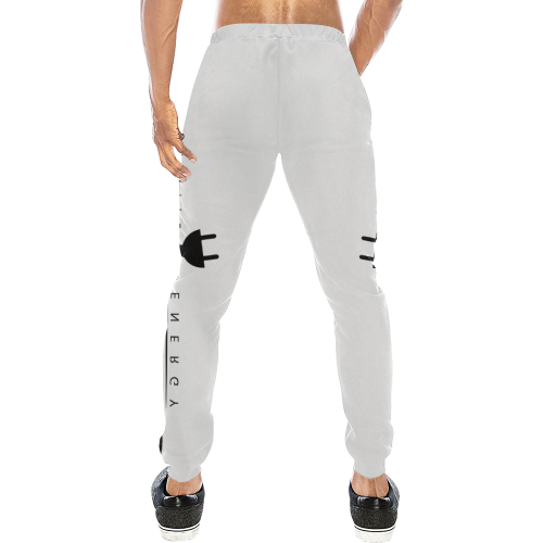 Convoking Positive Energy Men's All Over Print Sweatpants/Large Size (Model L11)
