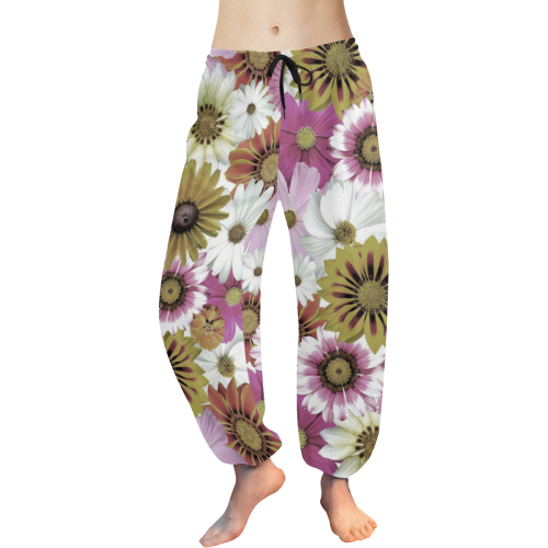 Spring Time Flowers 4 Women's All Over Print Harem Pants (Model L18)