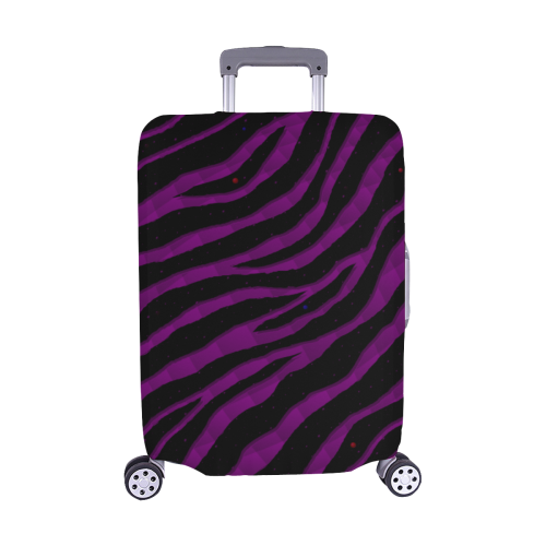 Ripped SpaceTime Stripes - Purple Luggage Cover/Medium 22"-25"