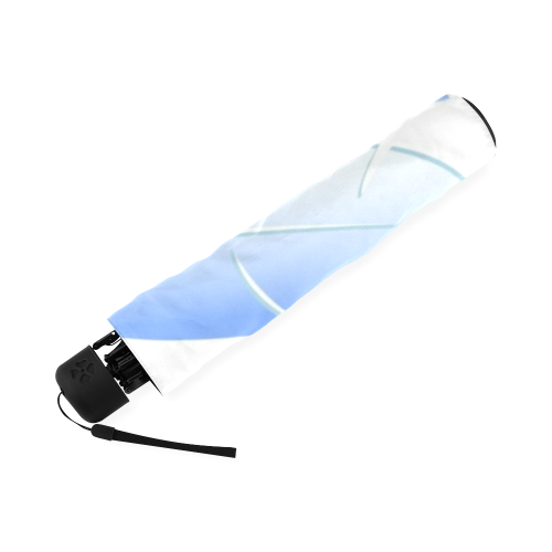 Blue Feather Foldable Umbrella (Model U01)