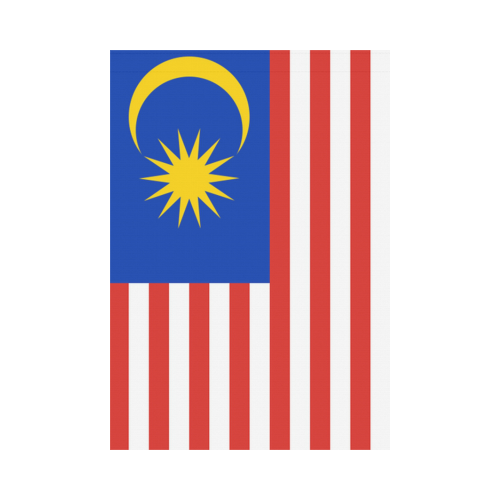 Malaysia Flag Garden Flag 28''x40'' （Without Flagpole）