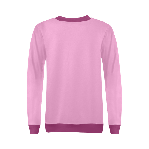 TOO SWEET DOUGHNUT BGB PRINT W SWEATSHIRT All Over Print Crewneck Sweatshirt for Women (Model H18)