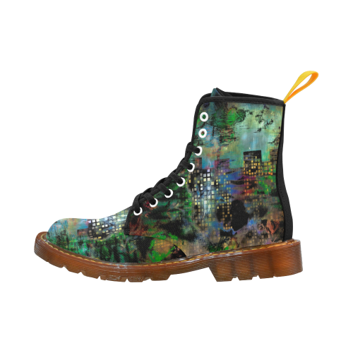 Urban Watercolor by Jera Nour Martin Boots For Men Model 1203H