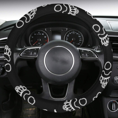panda paws Steering Wheel Cover with Anti-Slip Insert
