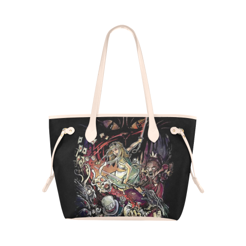 Alice in Wonderland Clover Canvas Tote Bag (Model 1661)