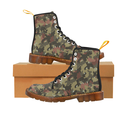 CAMOUFLAGE-WOODLAND Martin Boots For Men Model 1203H