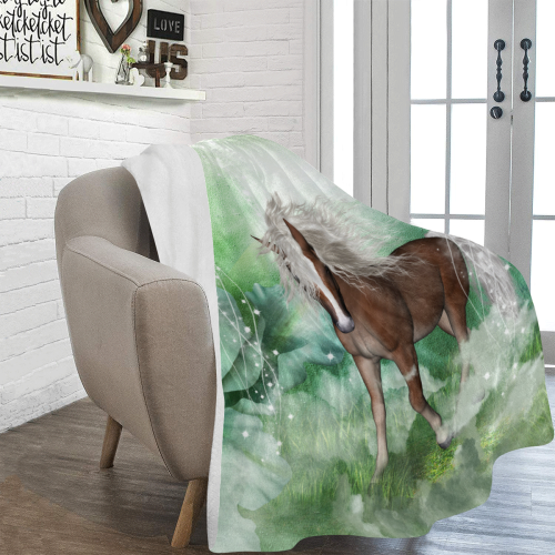 Horse in a fantasy world Ultra-Soft Micro Fleece Blanket 60"x80"