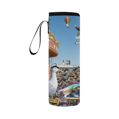 Brighton Beach Neoprene Water Bottle Pouch/Large