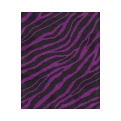 Ripped SpaceTime Stripes - Purple Duvet Cover 86"x70" ( All-over-print)