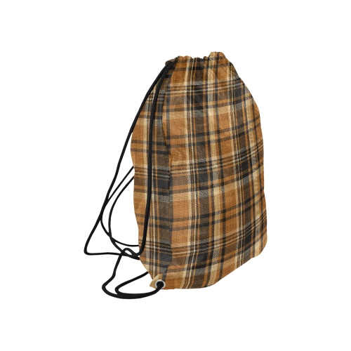 TARTAN DESIGN Large Drawstring Bag Model 1604 (Twin Sides)  16.5"(W) * 19.3"(H)