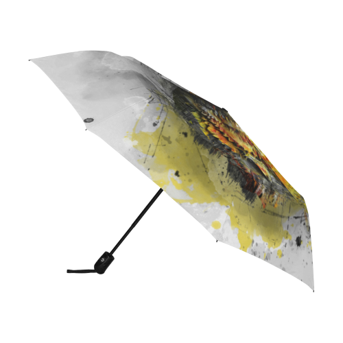 bird parrot art #parrot #bird Anti-UV Auto-Foldable Umbrella (U09)