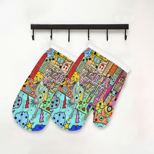 New York by Nico Bielow Oven Mitt (Two Pieces)