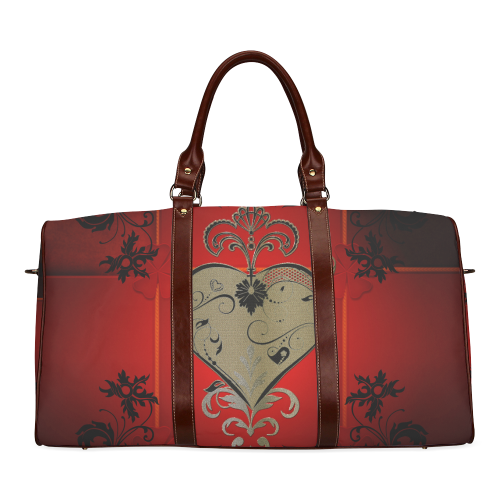 Wonderful decorative heart Waterproof Travel Bag/Small (Model 1639)