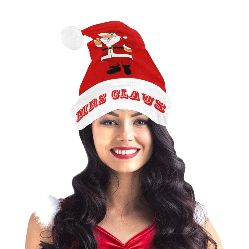 MRS CLAUS Red/White Santa Hat