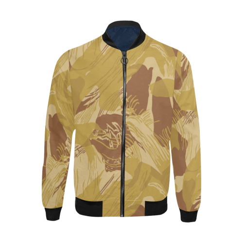 rhodesian experimental desert camouflage All Over Print Bomber Jacket for Men (Model H31)