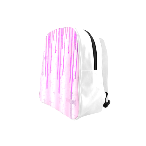 PAINTED CROSSES PASTEL GOTH BGB PRINT School Backpack (Model 1601)(Small)