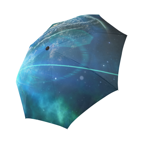 Earth Ball In The Universe Auto-Foldable Umbrella (Model U04)