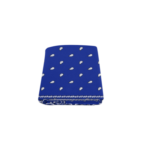 KERCHIEF PATTERN BLUE Blanket 40"x50"