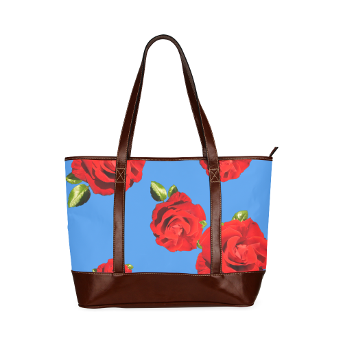 Fairlings Delight's Floral Luxury Collection- Red Rose Handbag 53086j5 Tote Handbag (Model 1642)