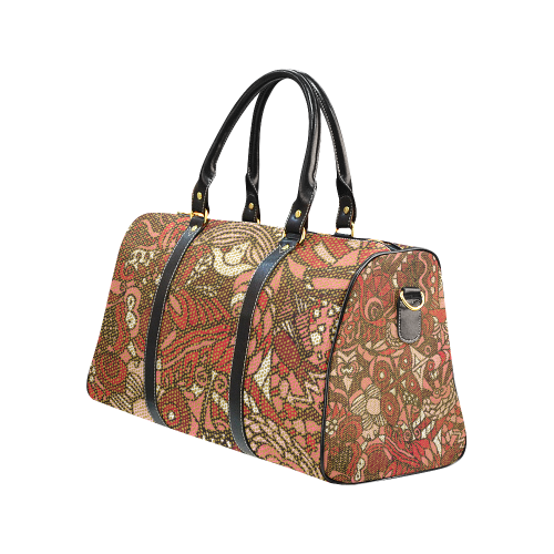 ethno african textured art New Waterproof Travel Bag/Large (Model 1639)