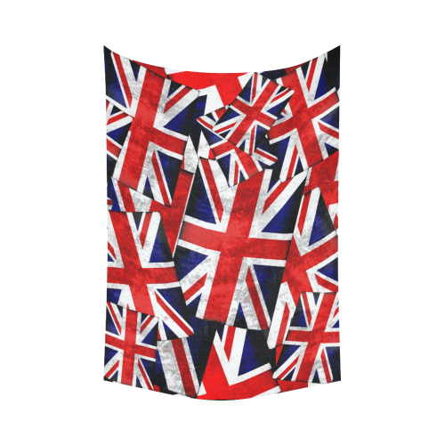Union Jack British UK Flag Cotton Linen Wall Tapestry 90"x 60"
