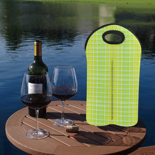 FabricPattern20160801 2-Bottle Neoprene Wine Bag