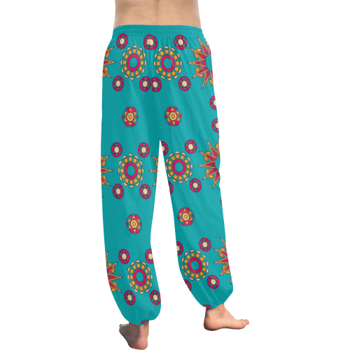 Abstract Floral Mandala Women's All Over Print Harem Pants (Model L18)