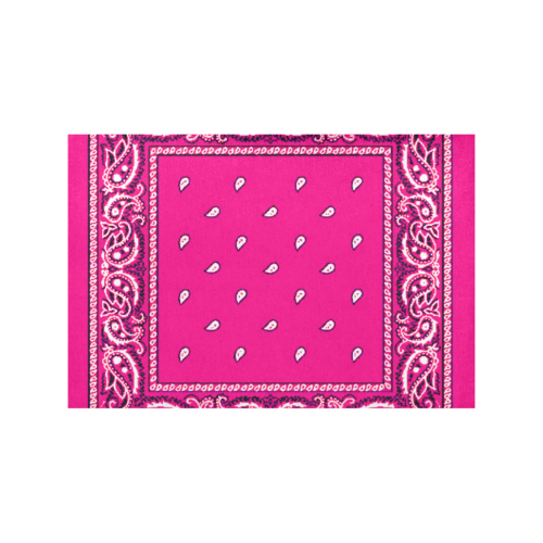 KERCHIEF PATTERN PINK Placemat 12’’ x 18’’ (Set of 4)