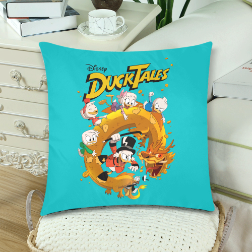DuckTales Custom Zippered Pillow Cases 18"x 18" (Twin Sides) (Set of 2)