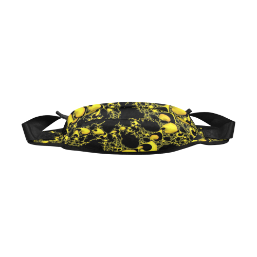 special fractal 04 yellow Fanny Pack/Large (Model 1676)