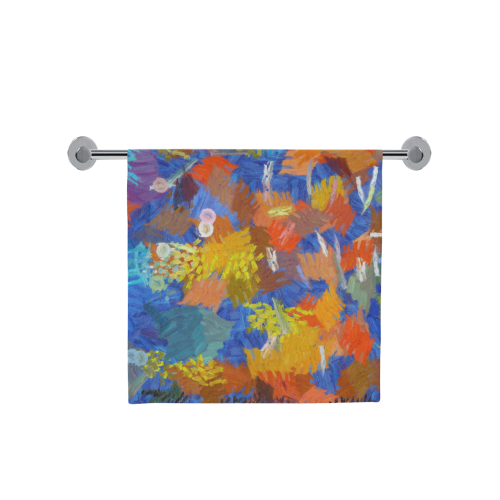 Colorful paint strokes Bath Towel 30"x56"