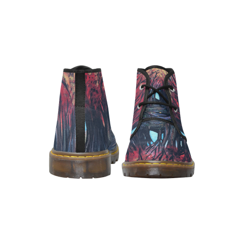 Autumn Day Women's Canvas Chukka Boots/Large Size (Model 2402-1)