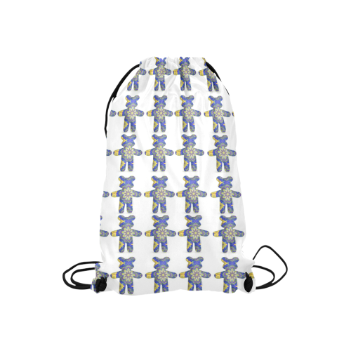 nounours 3e Small Drawstring Bag Model 1604 (Twin Sides) 11"(W) * 17.7"(H)
