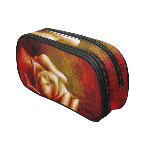 Wonderful red roses Pencil Pouch/Large (Model 1680)
