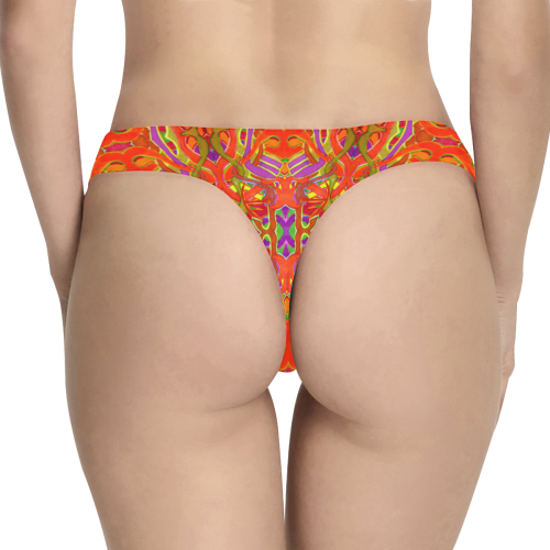 Figment Women's All Over Print Thongs (Model L30)