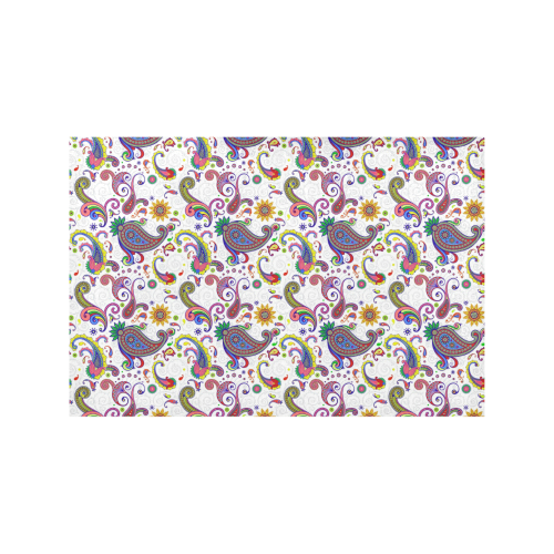 Bright paisley Placemat 12’’ x 18’’ (Set of 4)