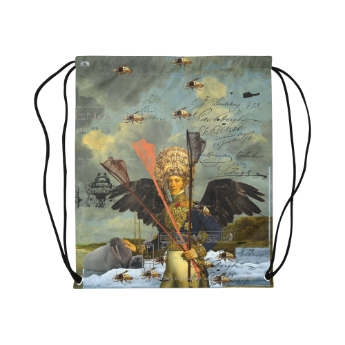 THE YOUNG KING ALT. 2 II Large Drawstring Bag Model 1604 (Twin Sides)  16.5"(W) * 19.3"(H)