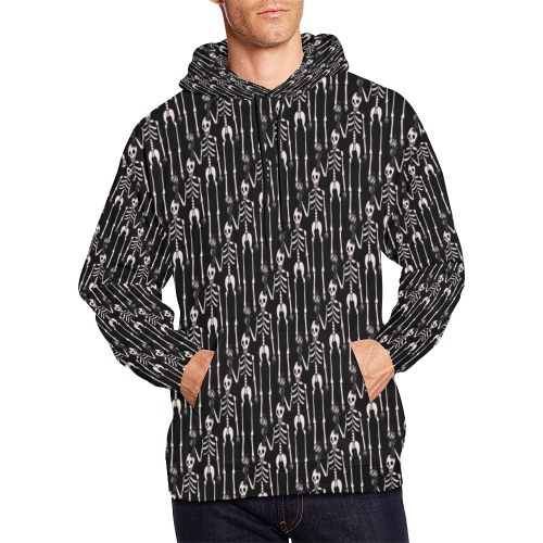 Halloween Fest All Over Print Hoodie for Men/Large Size (USA Size) (Model H13)