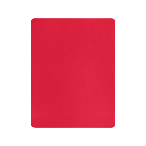 color Spanish red Mousepad 18"x14"