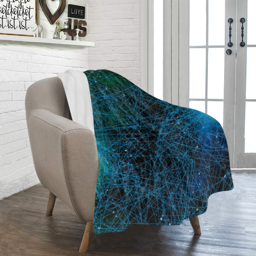 System Network Connection Ultra-Soft Micro Fleece Blanket 40"x50"