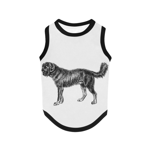 Tibet Dog Dog Tshirt All Over Print Pet Tank Top