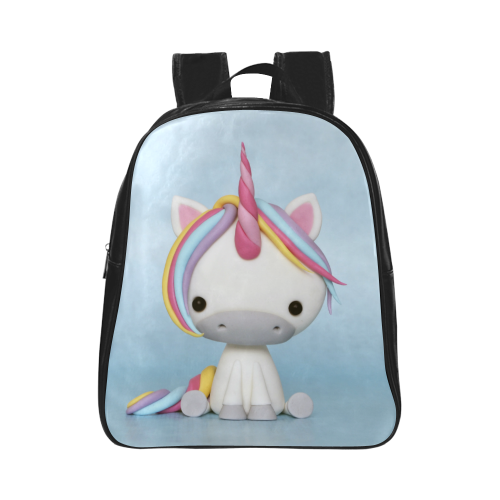 crumb-avenue-cute unicorn-20150705173143 School Backpack (Model 1601)(Small)