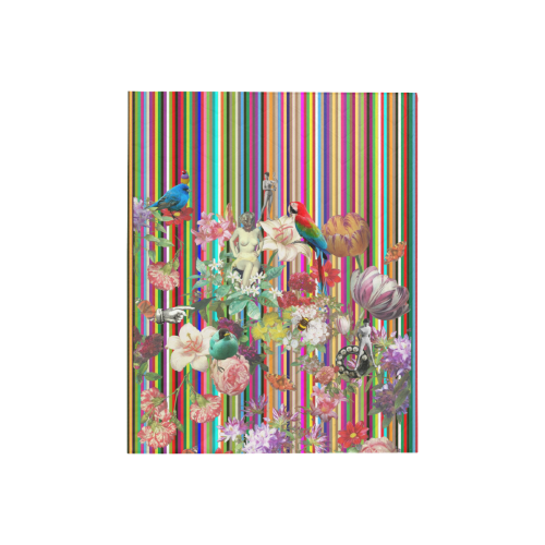 Summer  Flowers Quilt 40"x50"