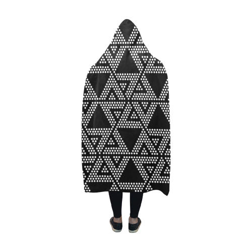 Polka Dots Party Hooded Blanket 60''x50''