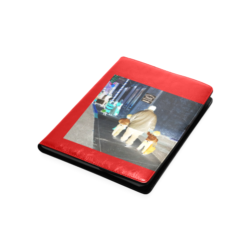 Ghosts roaming the street (red) Custom NoteBook B5